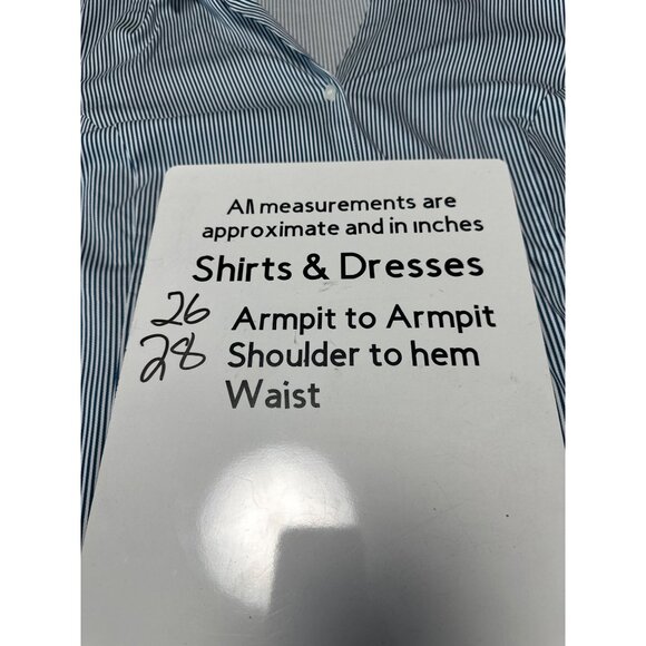 Lane Bryant No Peek Collection Button Down Long Sleeve Shirt Size 24 - Picture 12 of 12